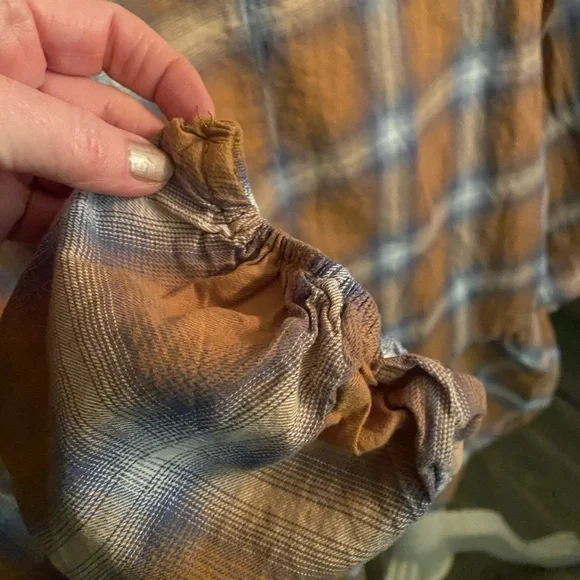 Super Cute Plaid Baby Doll Drop Waist Dress - Size Medium 🔥🔥🔥 HOST PICK 🔥🔥🔥 - Picture 4 of 7